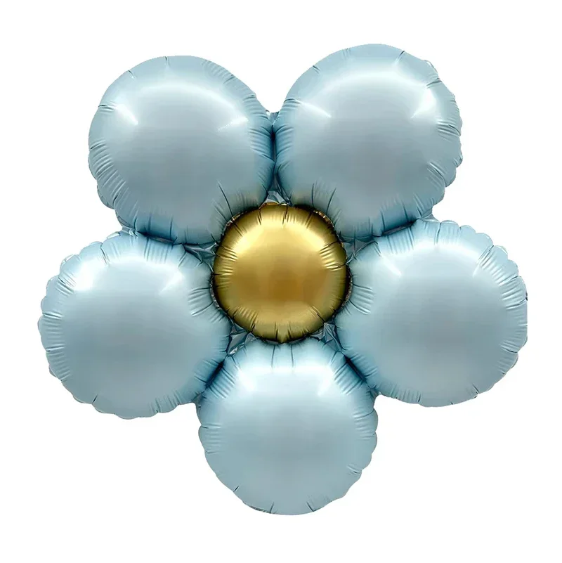 Matte Flower Aluminum Film Balloon Baby 1st Birthday Wedding Party Balloon Boys Girls Baby Party Decoration Toy Balloon 2025