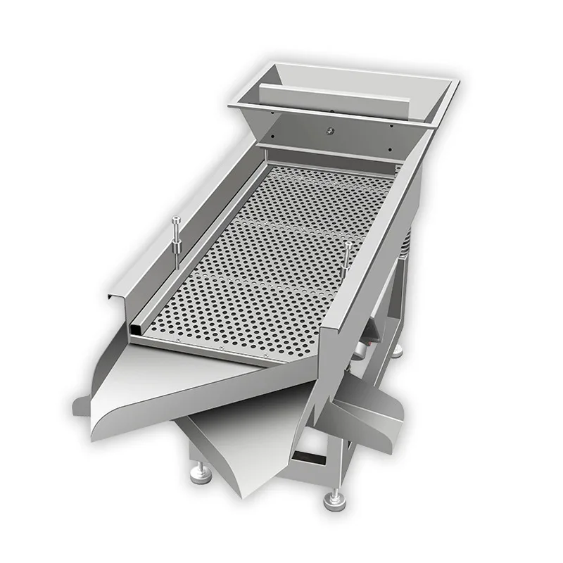 Vibrating Screen Industrial Stainless Steel Small Linear Screen Powder Machine Corn Peanut Screening Machine