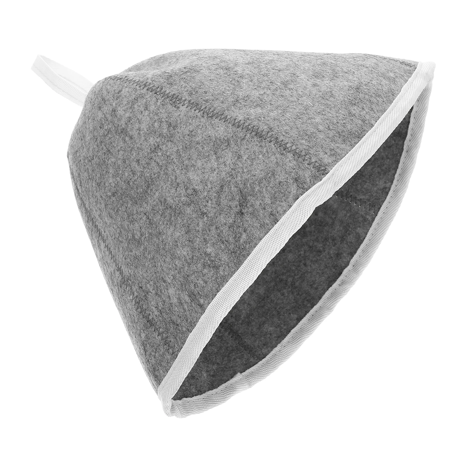 

Sauna Hat Bath Cap Dry Hair Comfortable Sauna Room Accessories Portable Felt Spa Supplies For Women Men Shower Household
