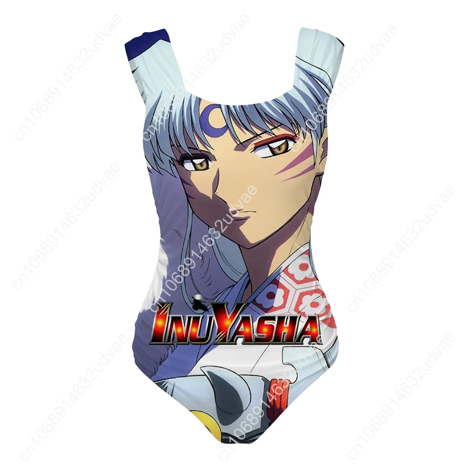 Inuyasha Sesshomaru  Swimsuit Wide Strap Women Bathing Suits Personalized Swimwear Pool Sexy Bikini Customize Beachwear
