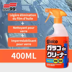 400ml Soft99 Japan Durable Car Windshield Glass Water Rain Repellent Glaco Glass Cleaning Antirain Coating Anti-rain Treatment