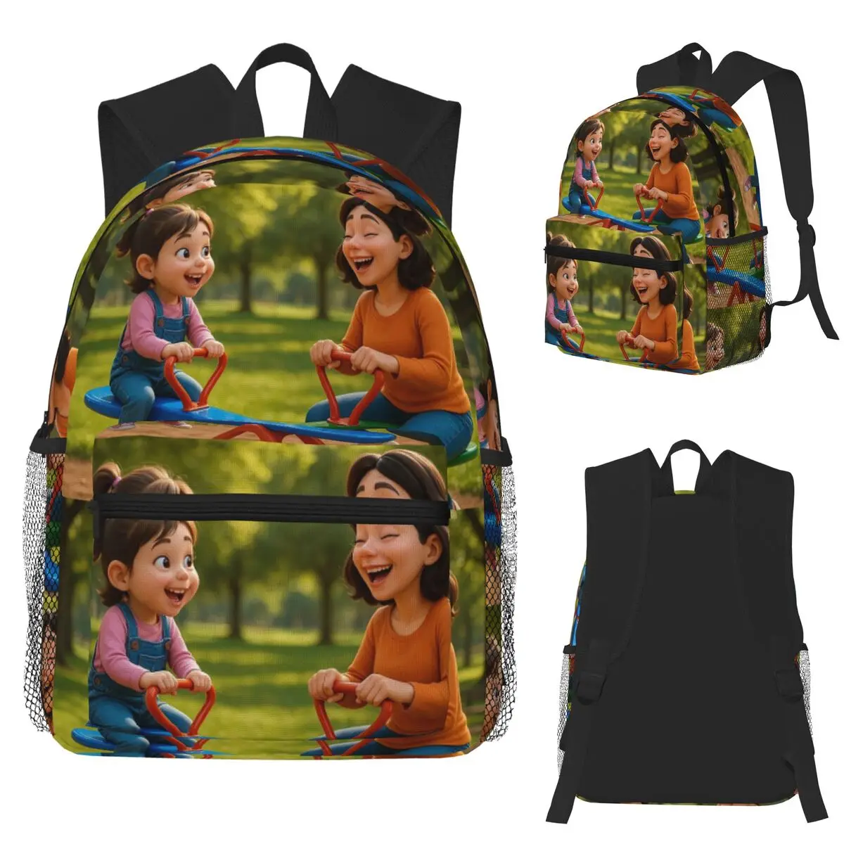 

Fun Student Backpack School Bag Hiking Travel Daypack for Men Women Fashion Bookbag Shoulder Bags