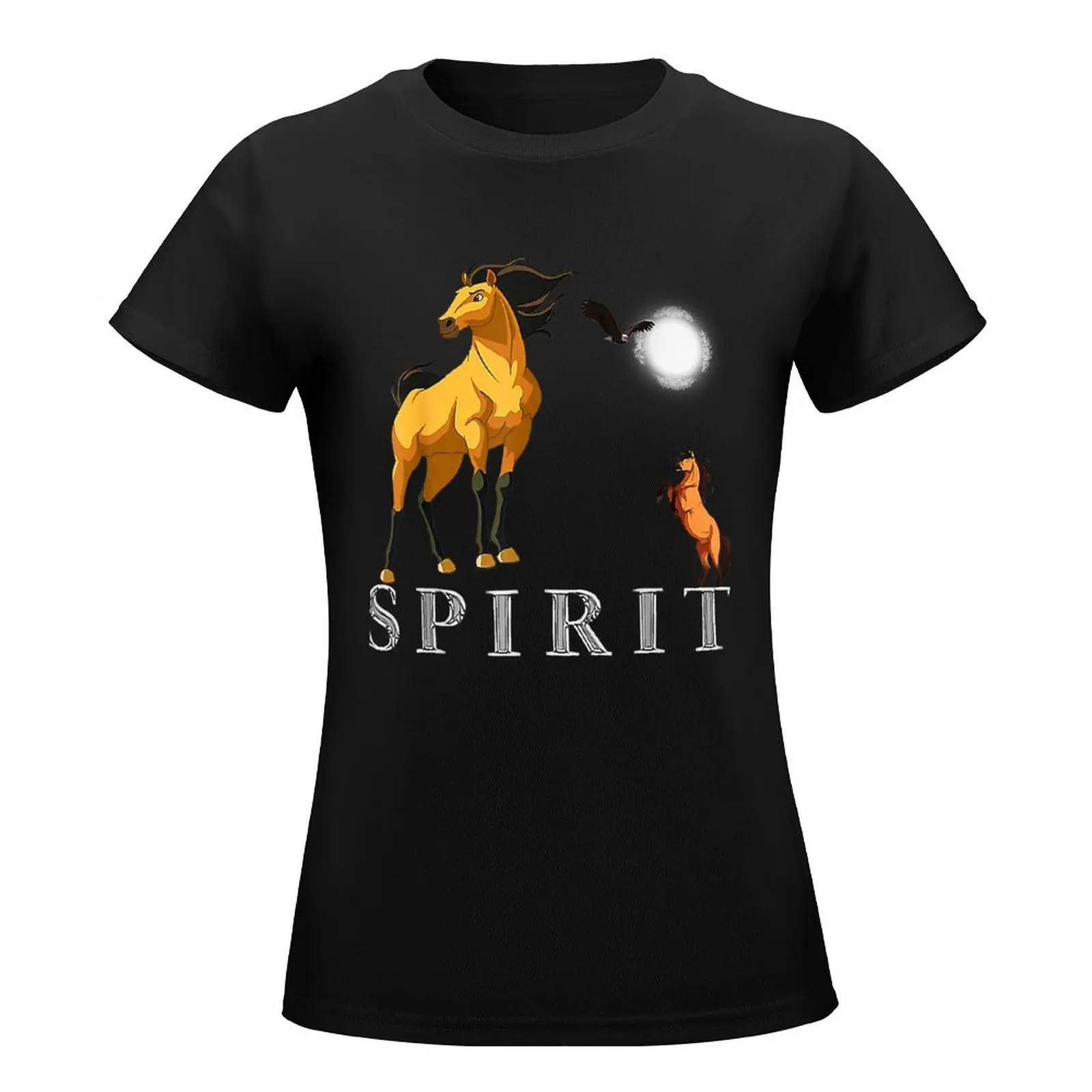 Spirits Stallions of the Cimarrons T-Shirt Female clothing tees Woman fashion