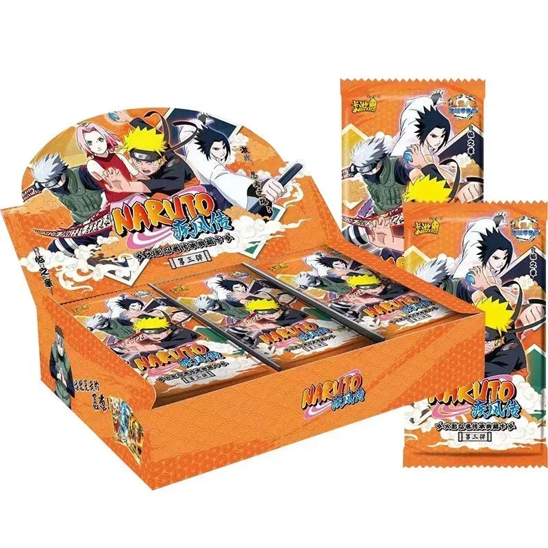 KAYOU Original Anime Naruto Cards The Chapter of Soldiers Naruto Bronzing Inheritance Collection CR Card Children Toy Xmas Gift