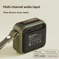 Sansui F39 Mini Wireless Bluetooth HIFI Speaker StereoTWS Bass Full Band Radio MP3 Music Player System caixa de som Bluetooth