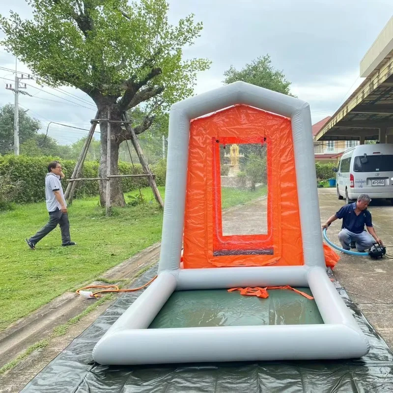 

2025 Factory CE ROHS ISO Airtight Blow Up Inflatable Decontamination Tent Portable Clean Room Tent Mobile Airtight Inflatable Te