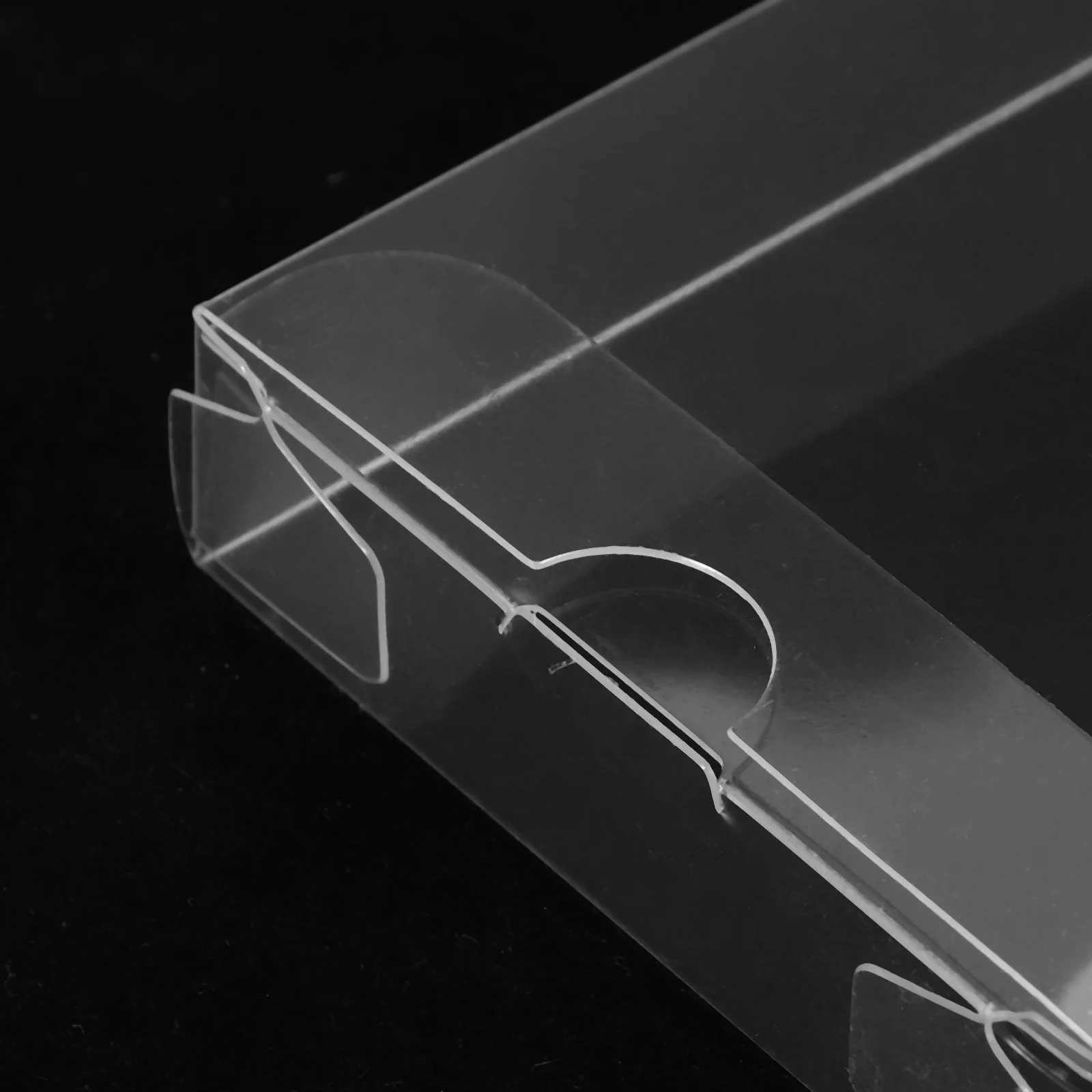 Contenedor de almacenamiento de cinta de casete de plástico transparente, organizador portátil impermeable a prueba de polvo de alta transparencia para entusiastas, 10 Uds.