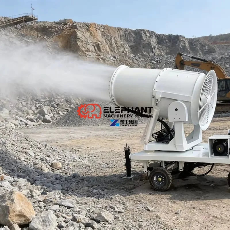 Hot Sale Powerful 30m  60m 100m Construction Site Demolition Site Dust Suppression Fog Cannon Machine