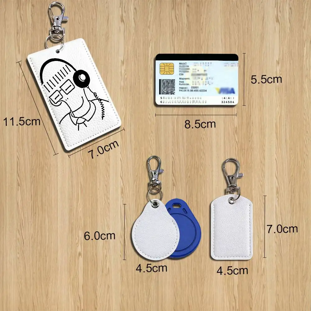 Milo Go To College band Descendants  Holder For Bank Business Work Card Holder Student Card Case Bus Card Keychain