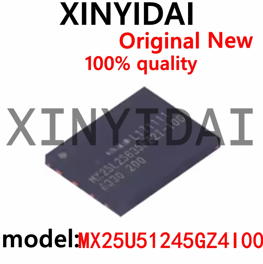 

1PCS 100% New MX25U51245GZ4I00 QFN-8