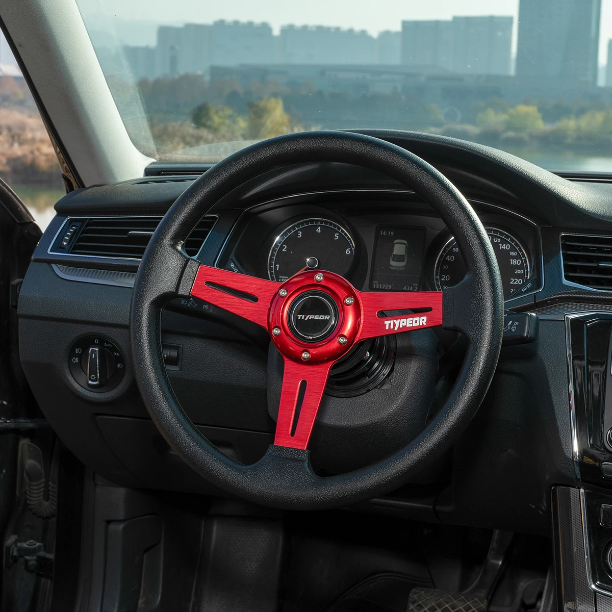 Tiypeor Racing Style Steering Wheel Sports Drifting Car Steering Wheel