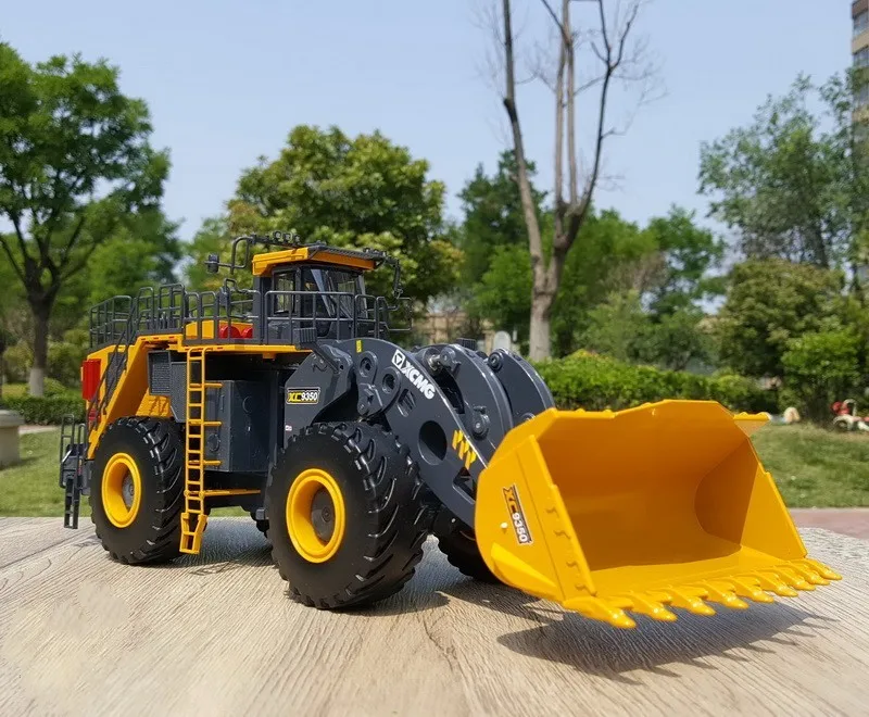 Collectible Alloy Model Gift 1:43 Scale XCMG XC9350 Wheel Loader Engineering Machinery Vehicles DieCast Toy Model For Decoration