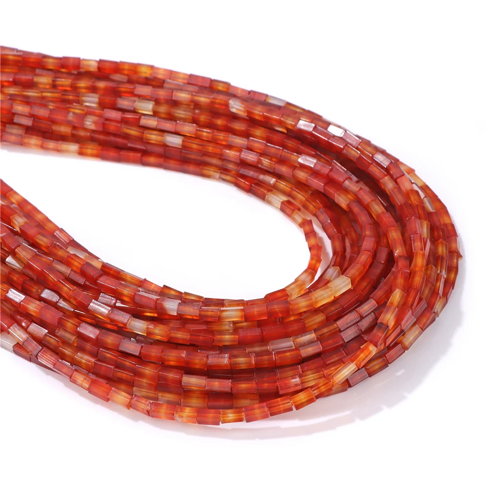 Natural Stone Rectangle Cube Beads for DIY Accessories