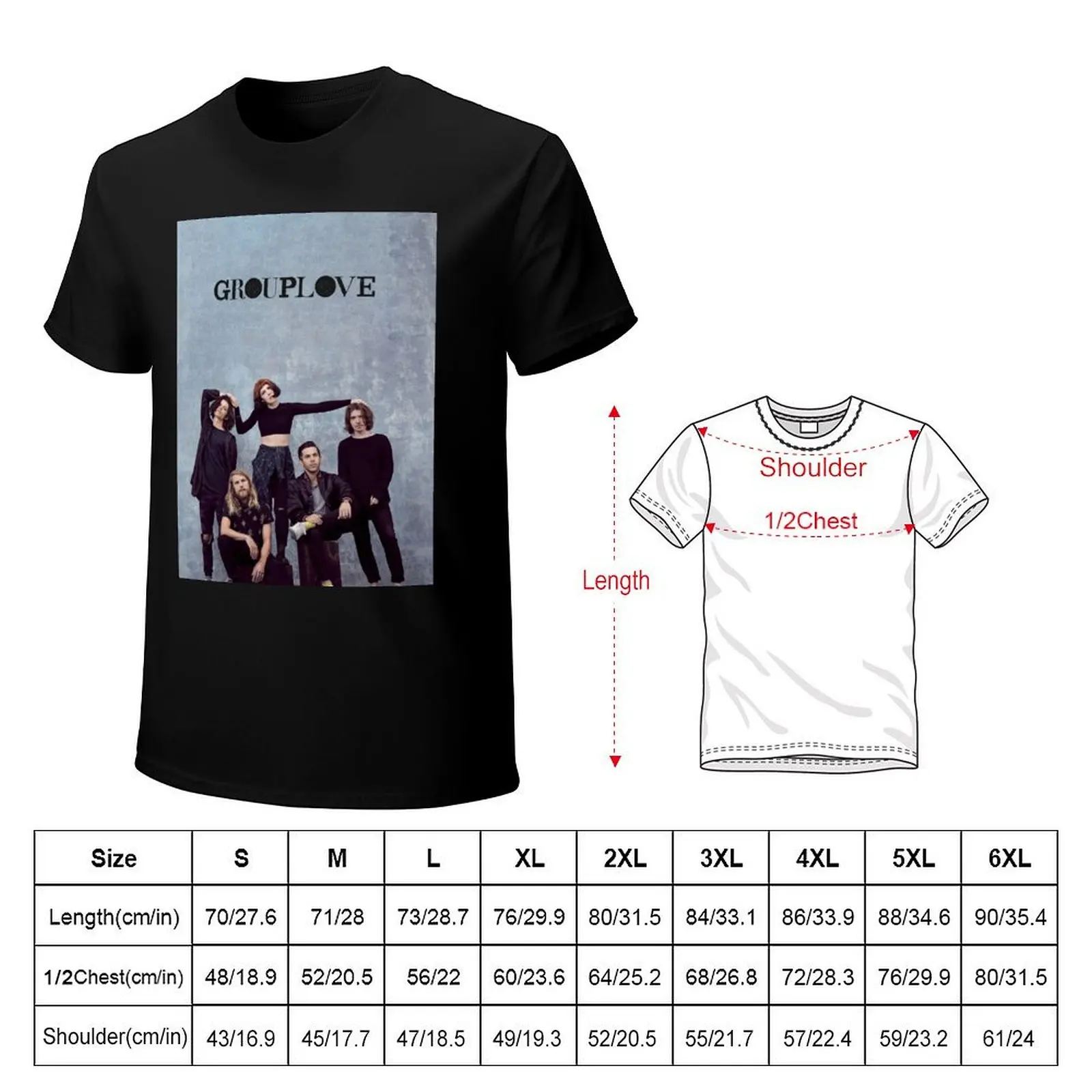 GROUPLOVE T-Shirt Man t-shirt blanks designer shirts mens designer t shirt