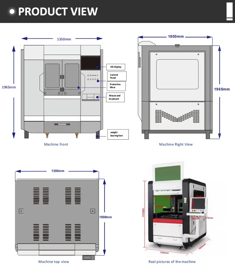 Cortadora de placa de metal con marco de alta precisión, cortadora cnc, cortadora automática