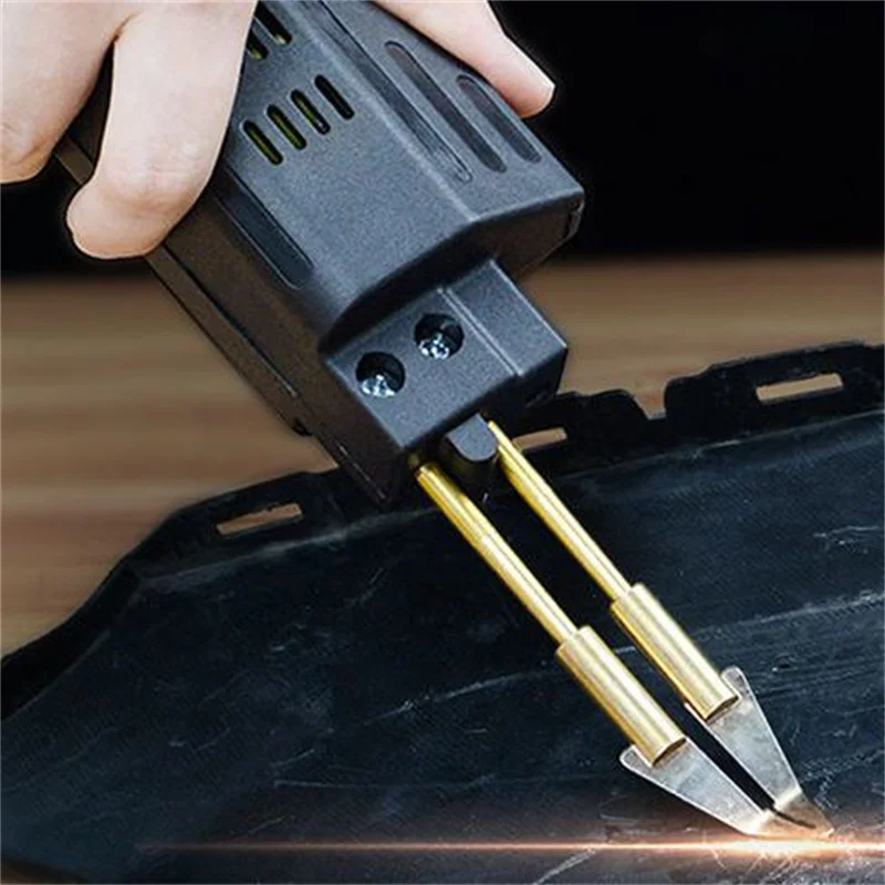 4mm Copper Plastic Welder Soldering Iron Tip Elbow Flat Triangle Car Bumper Hot Stapler Repair Plastic Welding Tools Accessories