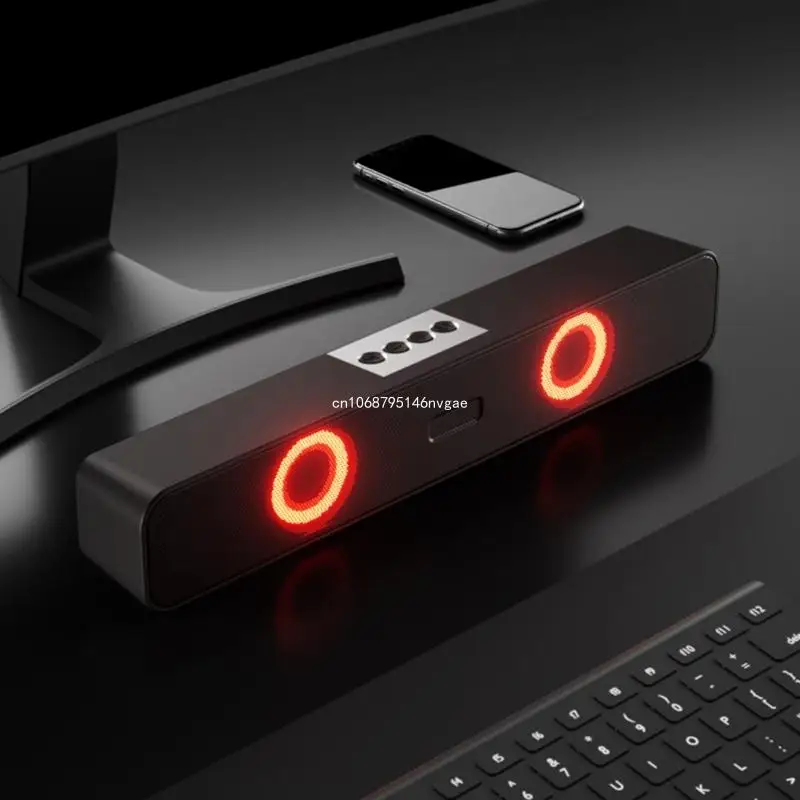 Беспроводная колонка, сабвуфер объемного звучания на 360°, домашний кинотеатр, 4DStereo Bass, новая звуковая панель, Прямая