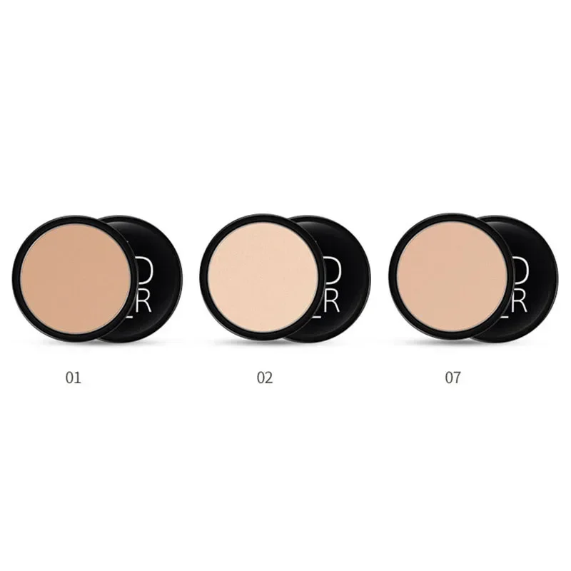 Pressed Powder Long Lasting Oil Control Face Foundation Waterproof Whitening Skin Finish Concealer