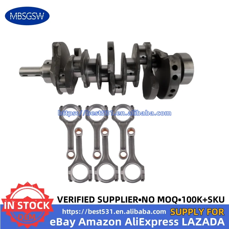 Hot Selling G4NG 2.0L Engine Overhaul Rebuild Kit - Crankshaft Rods Valves Pistons & Rings Set Gasket Seal Kit For Hyundai Kia