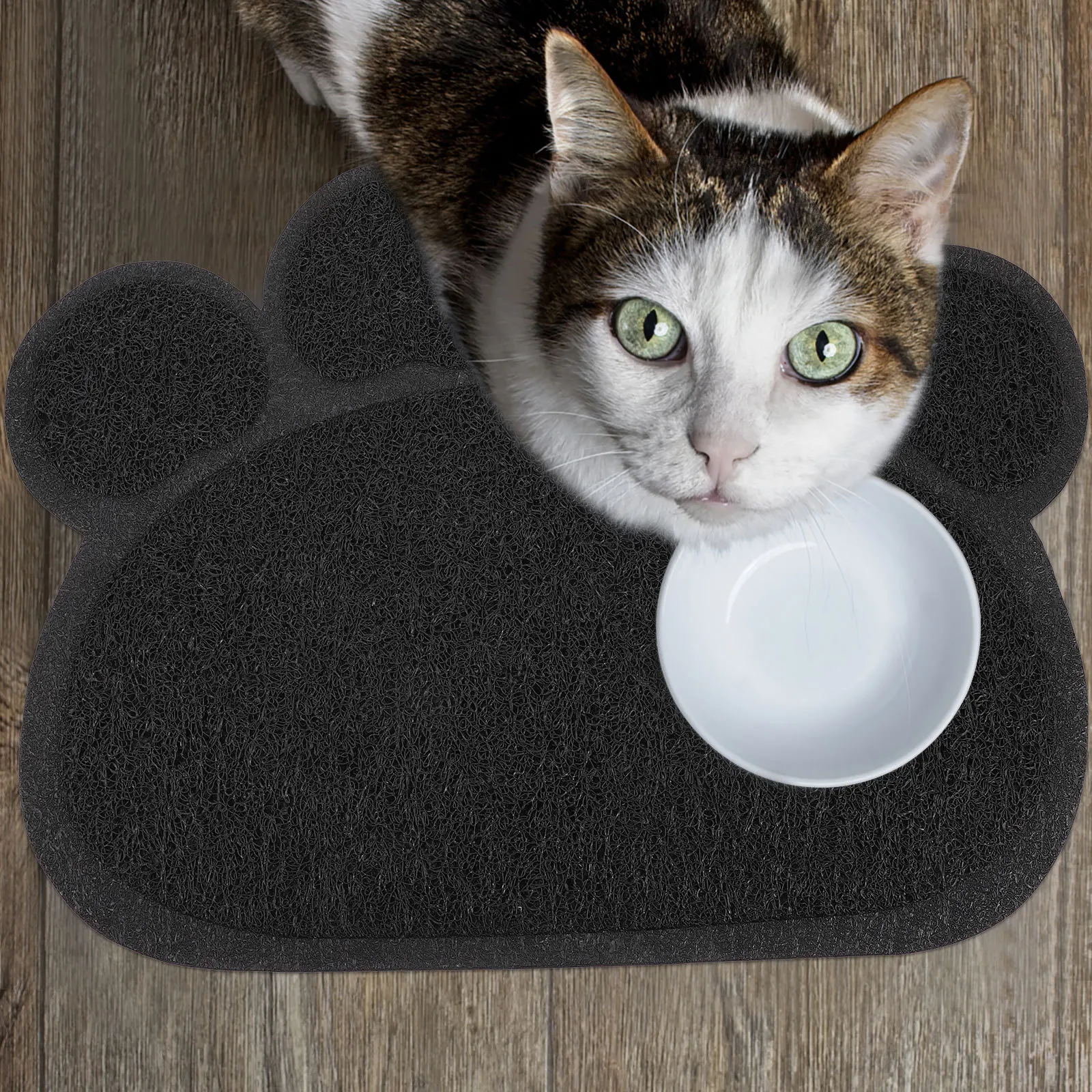 

Cat Litter Mat Premium Wear-Resistant Non-Skid Kitten Mat For Indoor Pet Feeding Water Bowl Pad Pvc Pet Accessories Home