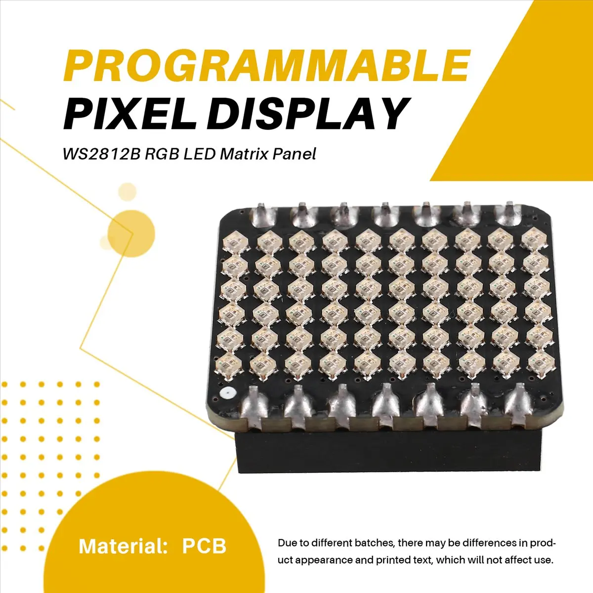 AC1199★♠◐WS2812B LED Matrix Panel Programmable Pixel Display for -XIAO DIY Lighting Projects XIAO-6x10-RGB-Matrix B
