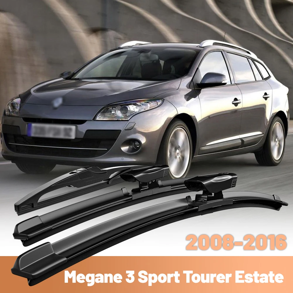 

Для Renault Megane Sport Tourer 3 2008-2016 стеклоочиститель передний и задний комплект щеток стеклоочистителя лобовое стекло 24 "16" 14"
