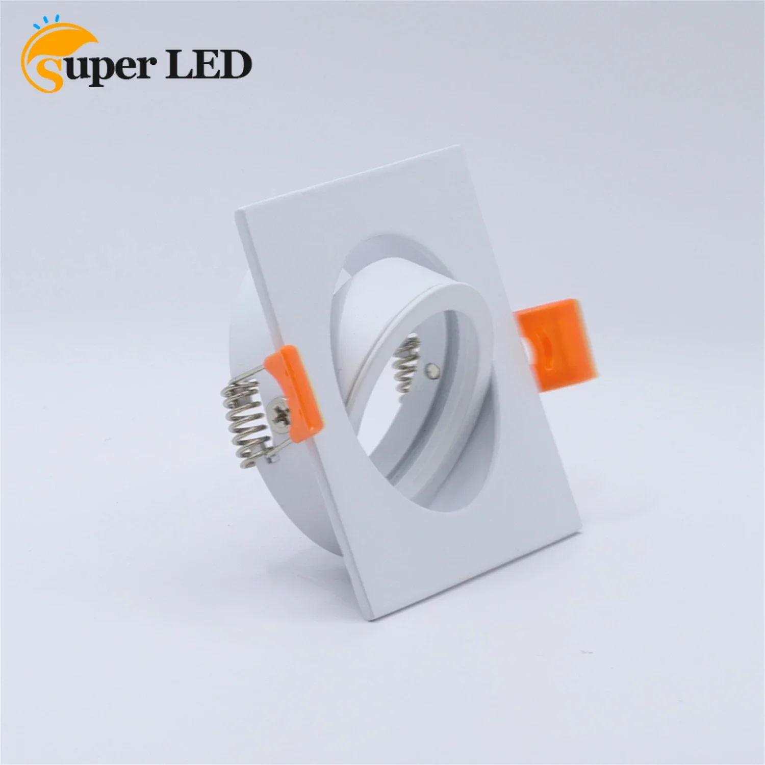 

Modern Lighting GU10 MR16 GU5.3 Cut Hole 65mm Frame Adjustable Square Recessed Ceiling Downlight Fixture