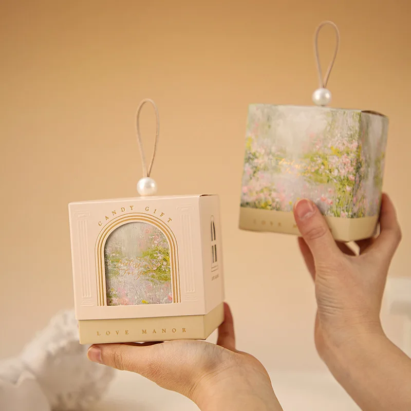 20-個のウェディングキャンディボックスウェディングキャンディ包装ボックスウェディングパーティーコンパニオンギフトボックスパールハンドヘルドキャンディギフトボックス