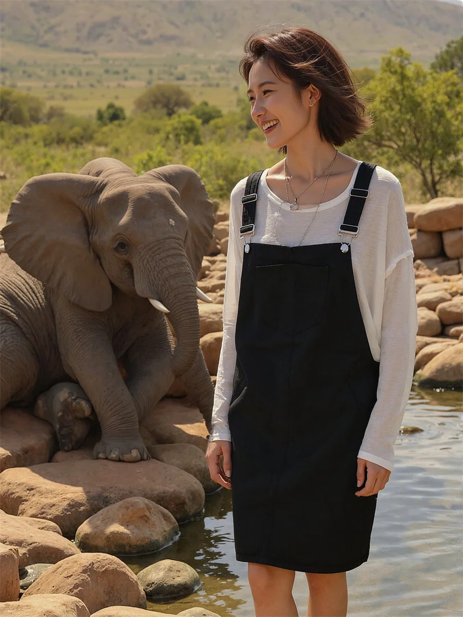 Vestido negro elegante y elegante para mujer, vestido de oficina por encima de la rodilla, seda sedosa, satén, terciopelo, gasa, textura suave, mate
