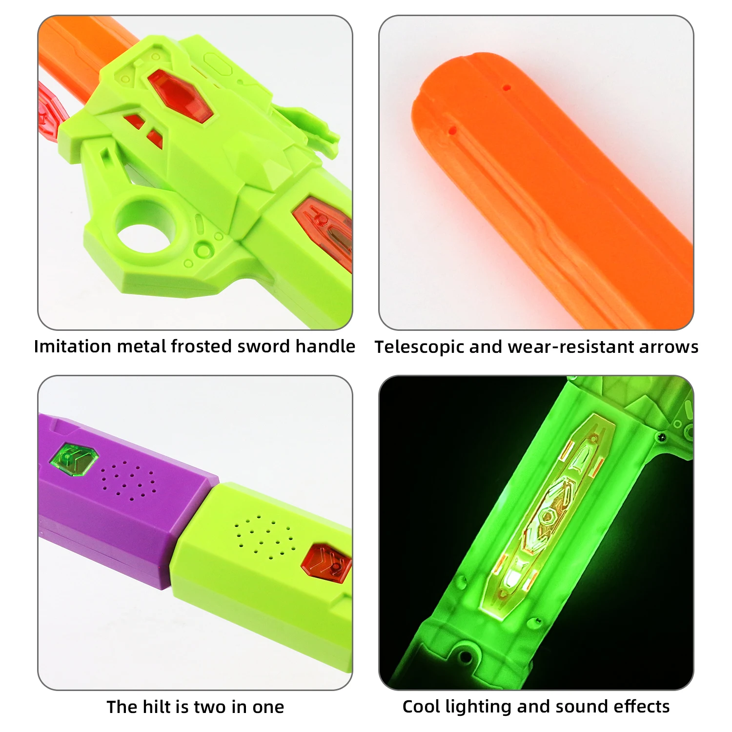 Sable de luz retráctil 2 en 1, espada láser giratoria de dedo con luz para más de 3 niños, espada láser de juguete para fiestas, espadas brillantes