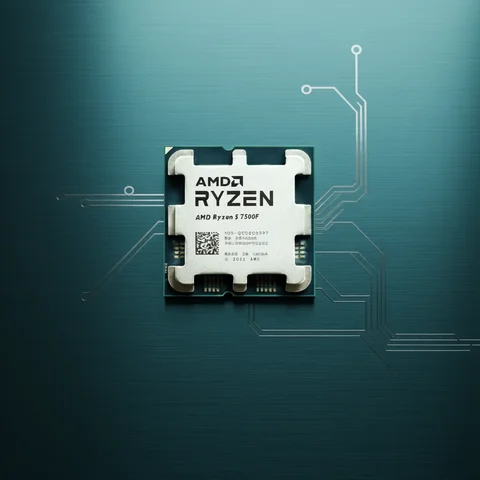 AMD Ryzen 5 7500F Used R5 7500F 3.7GHz CPU processor 6-Core 12-Thread 5NM L3=32M 100-000000597 Socket AM5