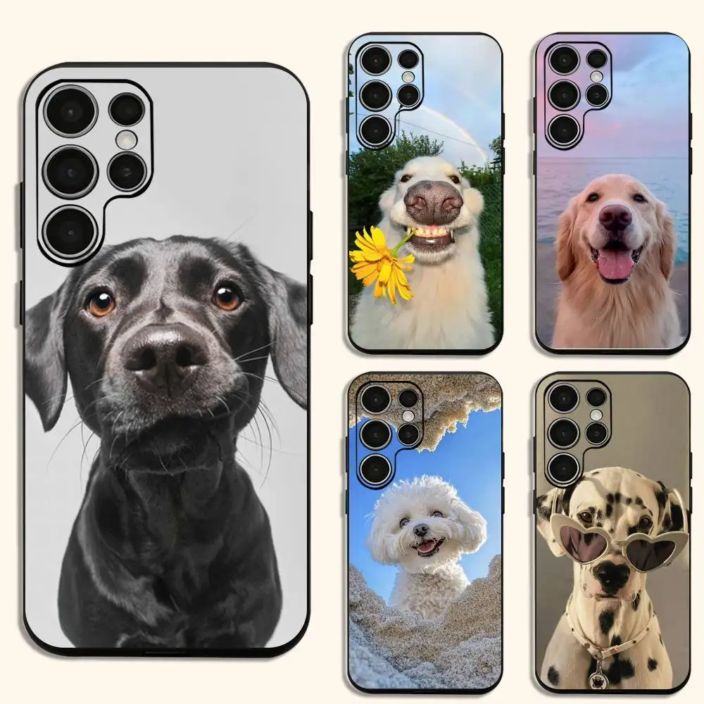 

cute dog Phone Case For Samsung Galaxy S24 S25 S23 S22 S21 Shockproof Cover