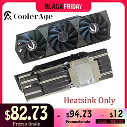 For ZOTAC RTX 3080 trinity OC LHR 10GB Video Card Heatsink Original RTX3080 Replacement Graphics Card GPU Heat Sink