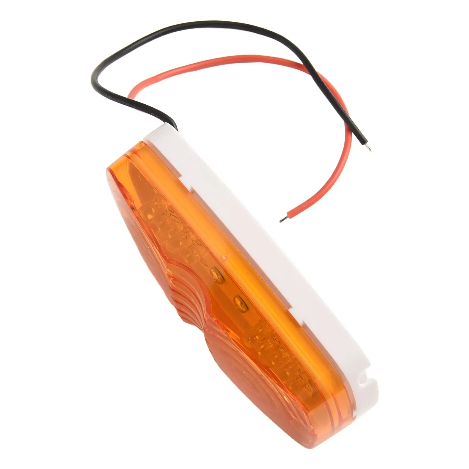 

2pcs LED Side Marker Lights Rear Tail Light Auto Car External Lights Trailer Truck Lorry Indicator Lamp 12V 24V Amber