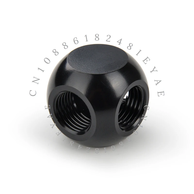 Spherical Tee Water-cooled Joint G1/4 Thread Interface, Hard Pipe Water-cooled Set DIY Accessories