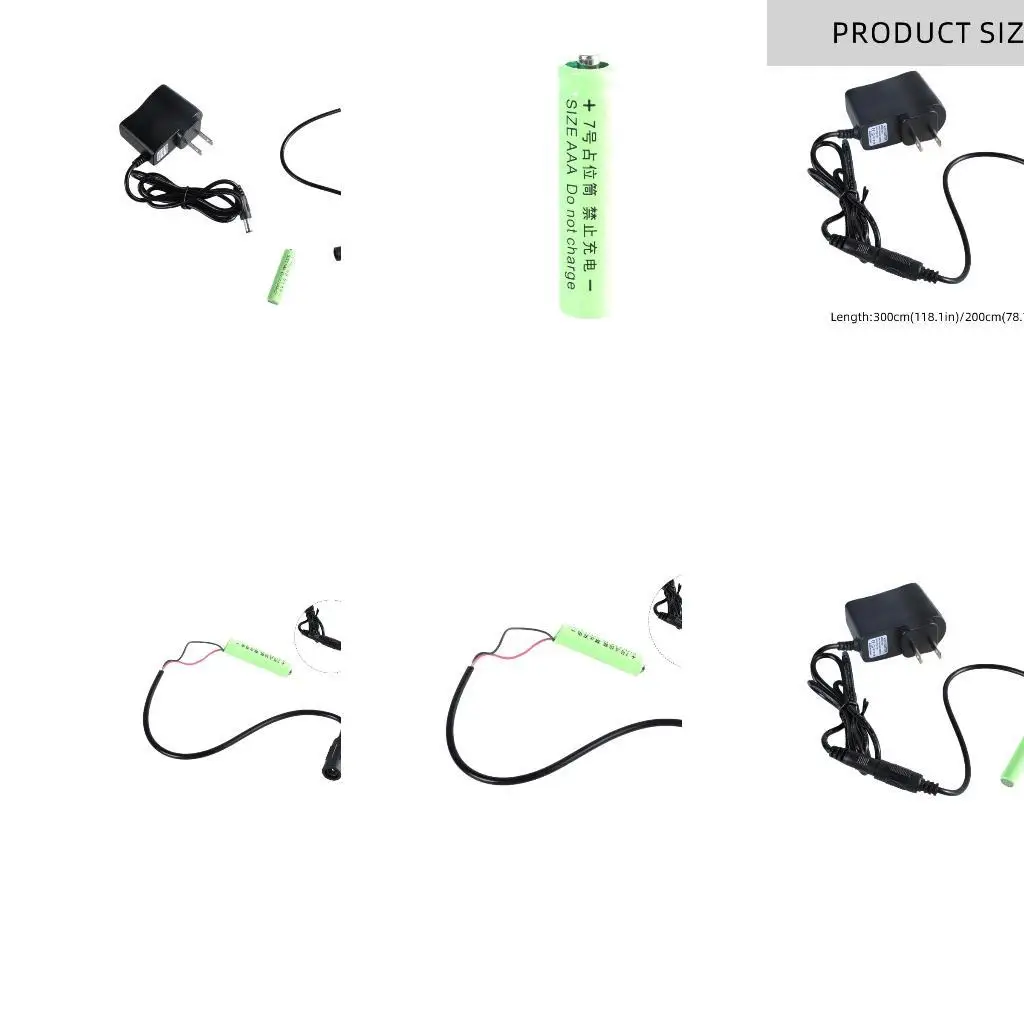 

31BA Convenient Power Adapter Battery Eliminaor with 2Pin Flat Plug Input for 3V Devices Solving 3A Battery Replacement