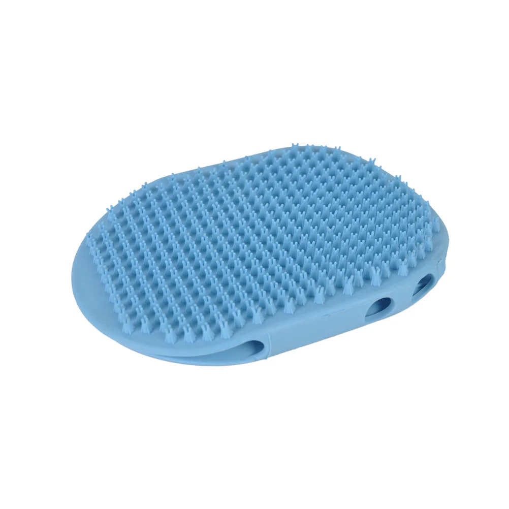 Brosse de bain en caoutchouc pour animaux de compagnie, peigne de toilettage des poils, épurateur de massage, bain de la l'hypothèse, chien, chat, chiot