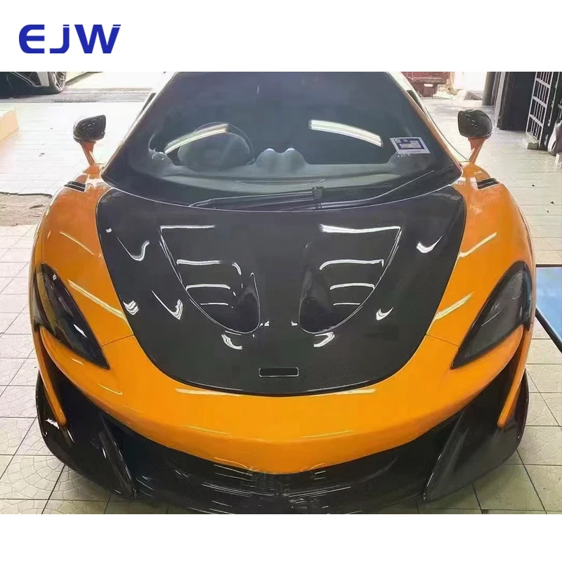 For McLaren 540c 570s 600LT High Quality P1style Dry Carbon Fiber Engine Hood Custom Modified Special Car Parts New Condition
