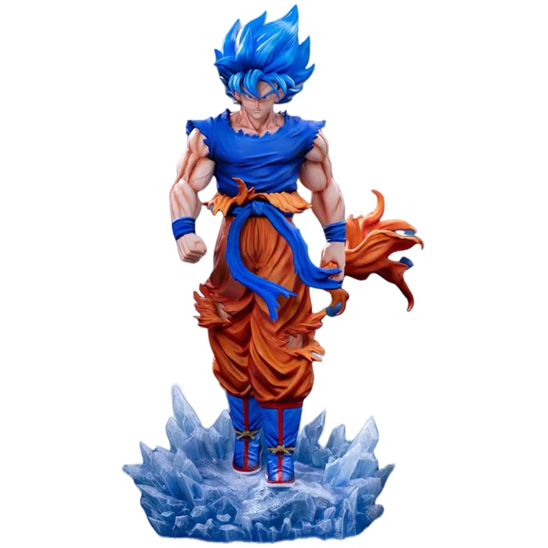 32cmドラゴンボールアニメフィギュア 孫悟空 アクションフィギュア 超サイヤ人 GK ハンドメイド 超サイヤ人 アニメモデル ギフト カスタムトイ