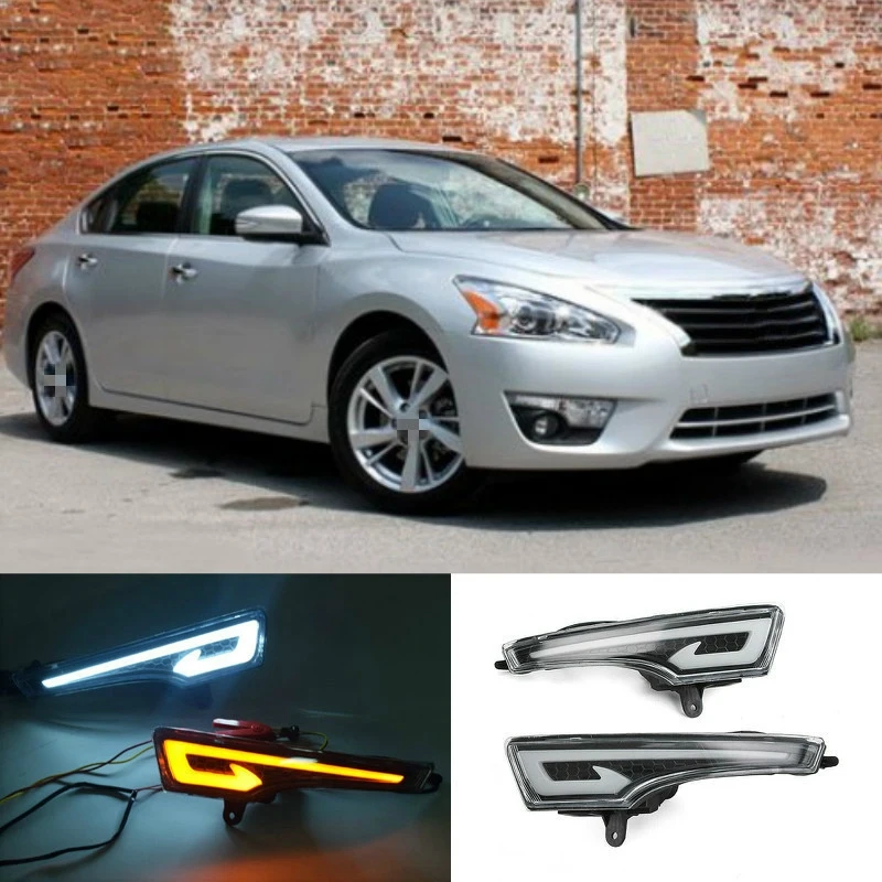 

Car Retrofit LED Daytime Running Lights Front Fog Lights Running Lights For Nissan Teana Altima 2013-2015