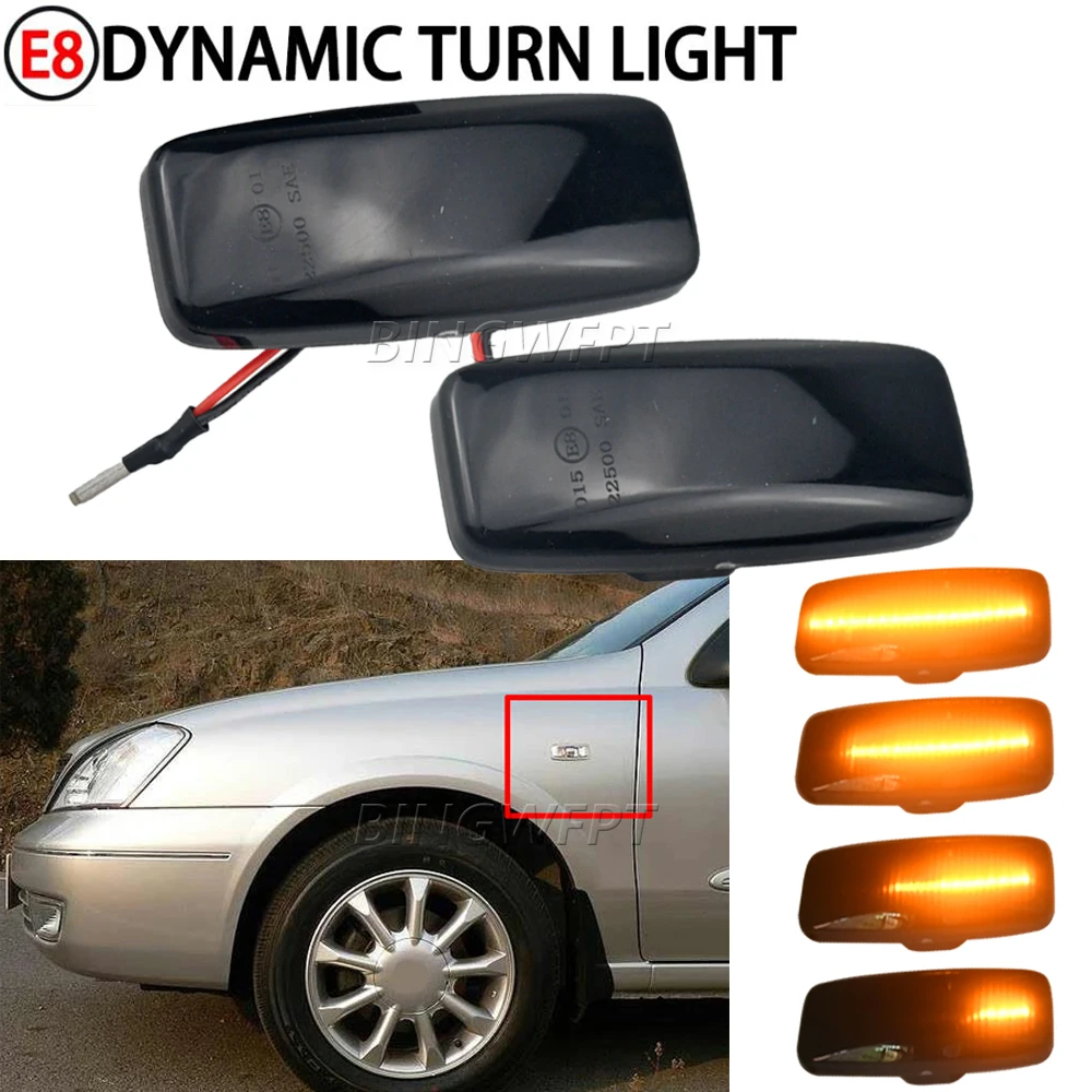 

LED Side Marker Lights Turn Signal lamp For Nissan Teana Sylphy/Almera Bluebird Sunny Teana J31 Cefiro/Maxima 04-07 Murano 06-11