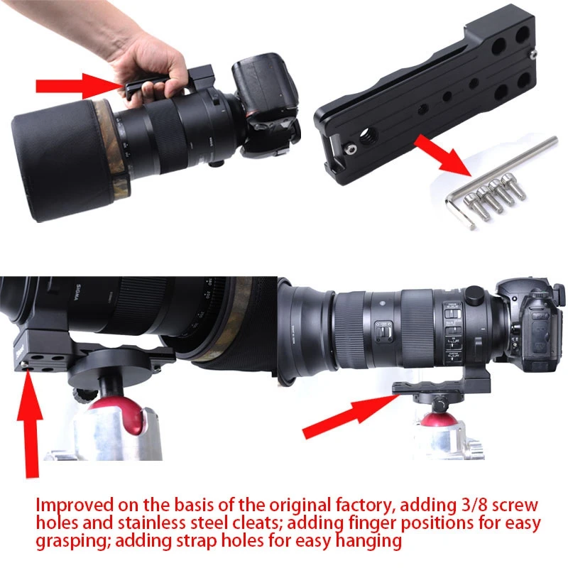 IShoot Lens Collar Support for Sigma 150-600mm F5-6.3 DG OS HSM Sports Tripod Mount Ring for Sigma 60-600mm F4.5-6.3