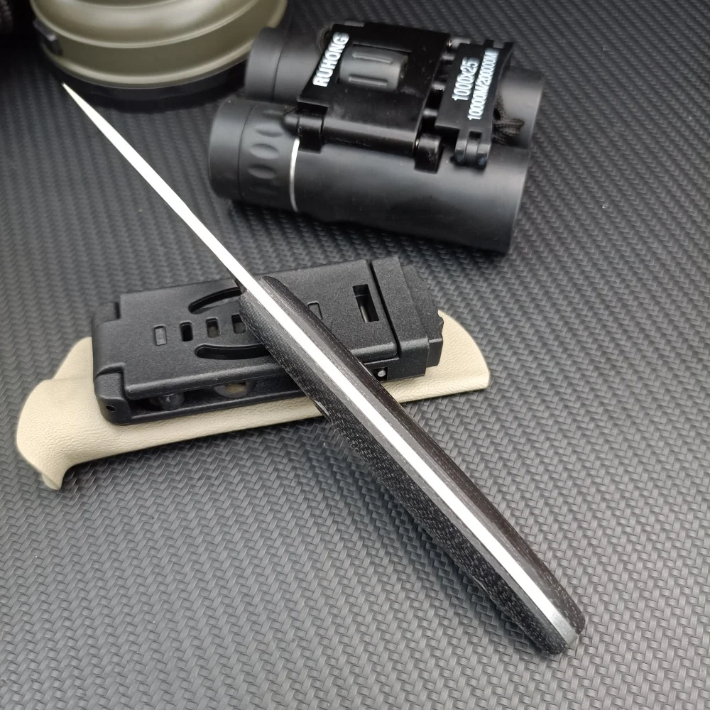 المحمولة عالية الصلابة خفيفة الوزن المحمولة مستقيم سكين البرية الصيد الغابة استكشاف المشي لمسافات طويلة أداة EDC متعددة الوظائف #3