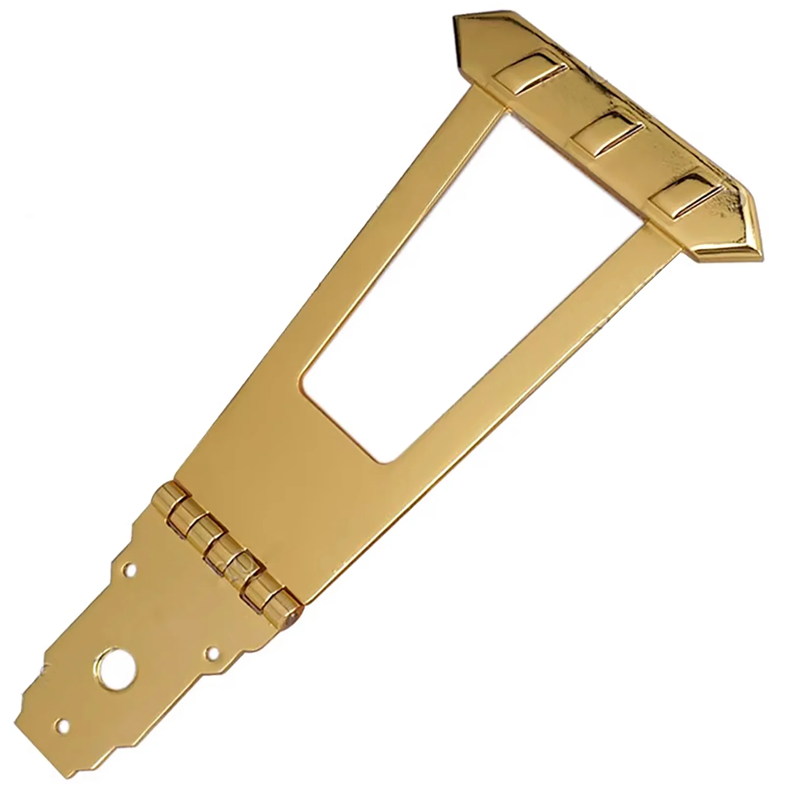 Imagem -03 - Guitarra Elétrica Trapézio Tailpiece Cordas Corpo Semi-oco Archtop Jazz Acessório Peça de Substituição