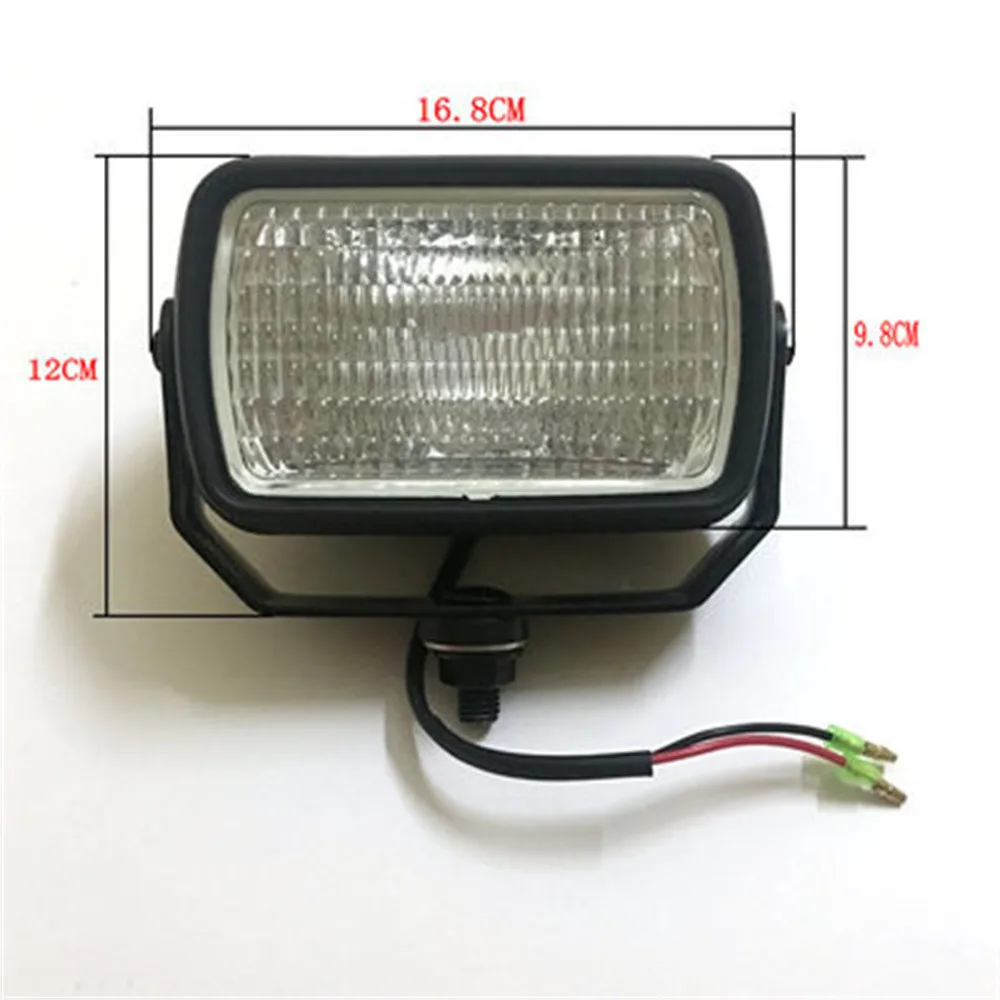 For Kobelco Komatsu Hitachi Carter Doosan Excavator Headlight Work Light Tool Box Light Boom Light Lighting Light