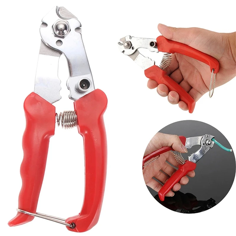 Bicycle Cable Cutter Brake Shift Wire Cut Shifter Wire Cutting Plier Clamp Speed Line Pipe Cutters Professional Repair Tools