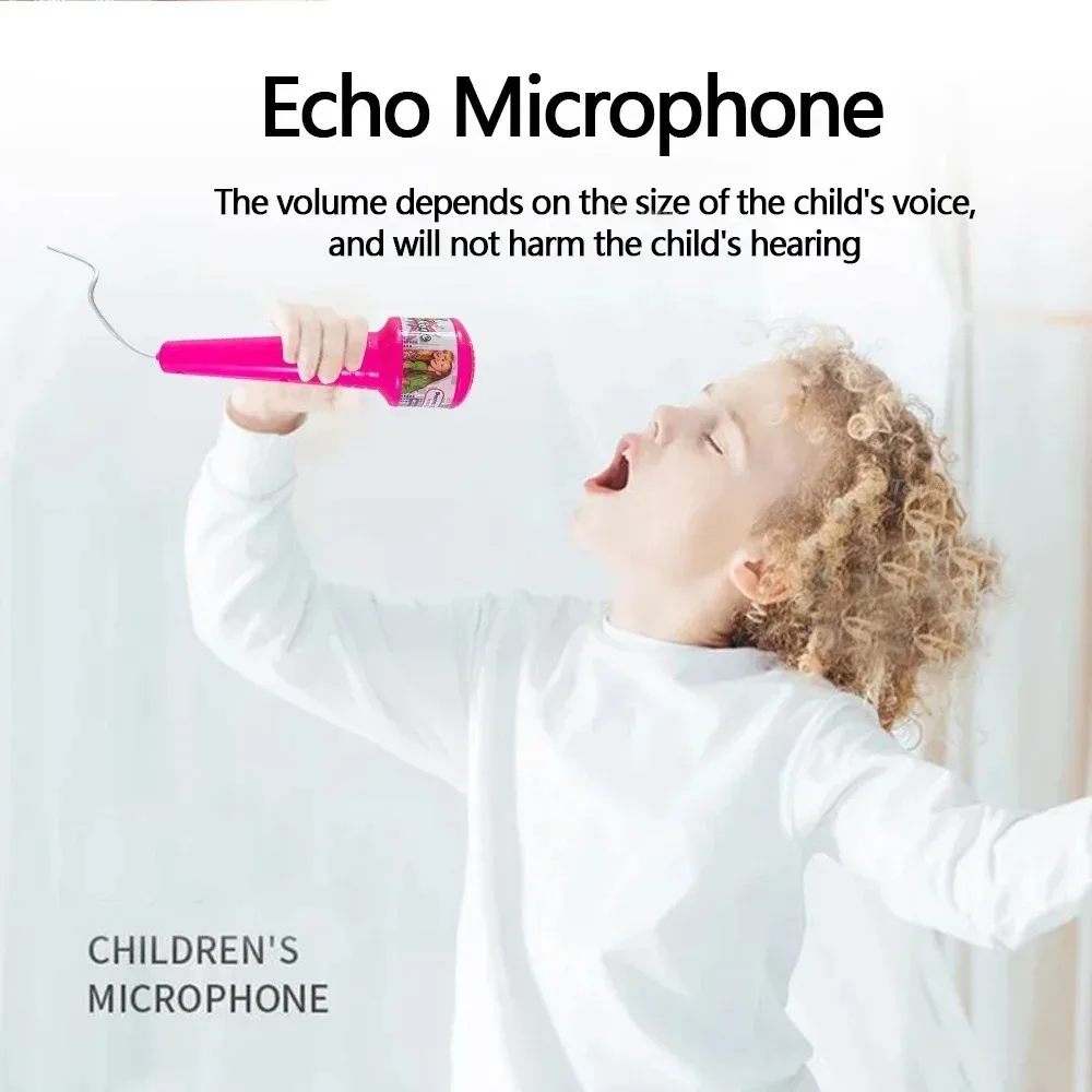 Brain-Training Kids Microphone with Stand Educational Toy Gift Musical Microphone Speaker With Popular Song Birthday