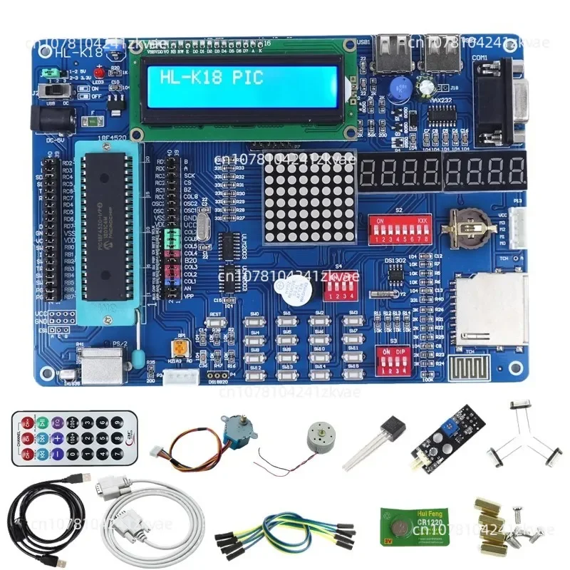 PIC16F877A Development Board PIC Microcontroller Learning Board With Kit2 Emulator PIC Development Board Kit