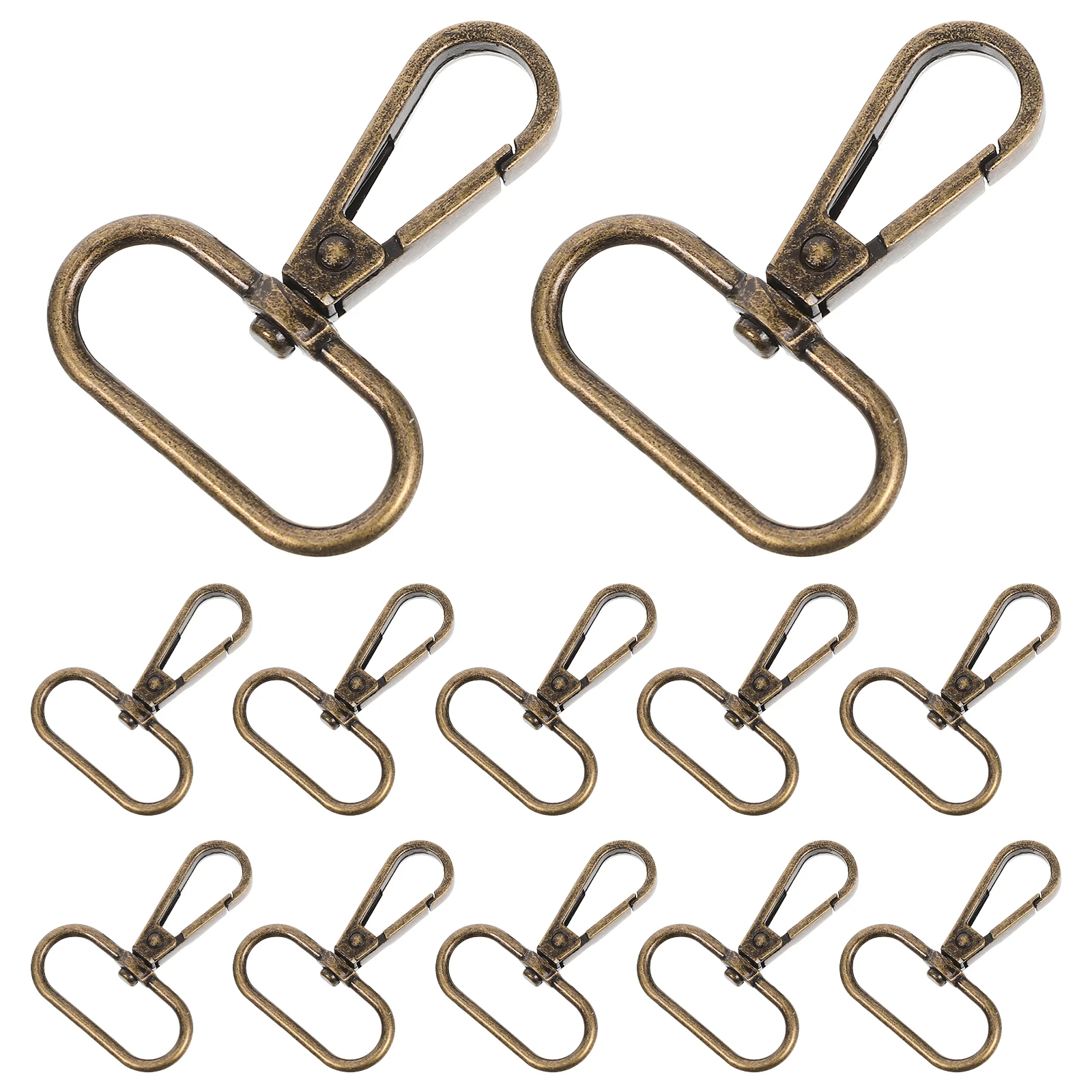 

15pcs Zinc Alloy Lobster Clasp Swivel Hooks Lightweight Necklace Clasps Key Chain Making Supplies Jewelry Craft DIY Projects