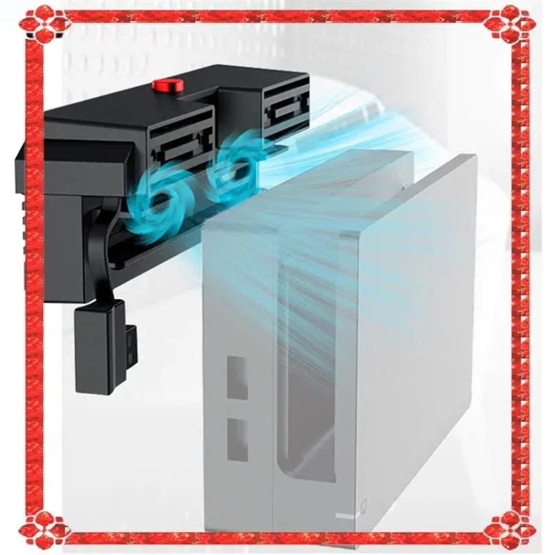 

24-Hour Delivery For Nintendo Switch 5000 RPM Cooling Fan Dual Fans External USB Power Turbo Temperature Cooler Fan For Switch N